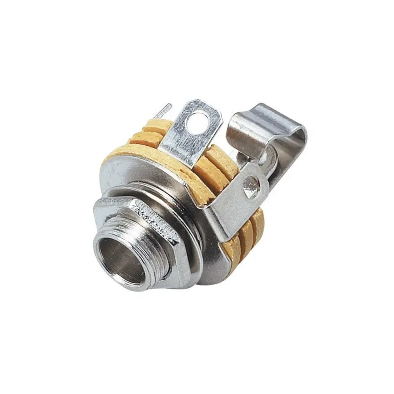 1/4" Mono Panel-Mount Jack — Audio Connector (2-Pack) 1