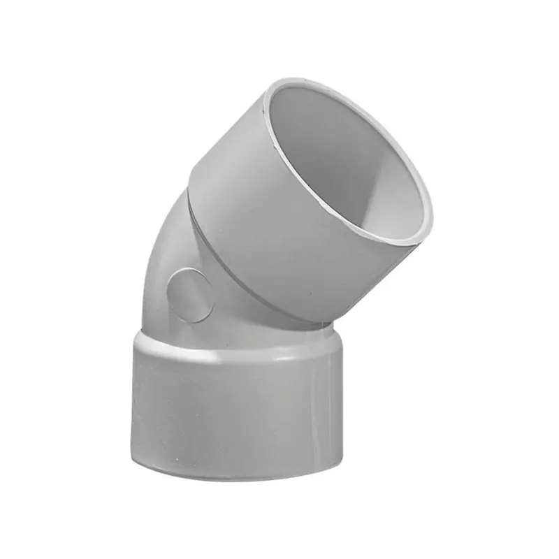 100Mm Pvc Waste 45-Degree Plain Bend 1