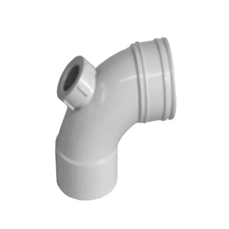 100Mm Pvc Waste Inspection Bend – 90° Sweep 1