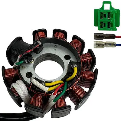 11-Coil Stator Magneto For Gy6 150–230Cc Engines – Tao Tao Raptor 200 & Coleman At-200B 1