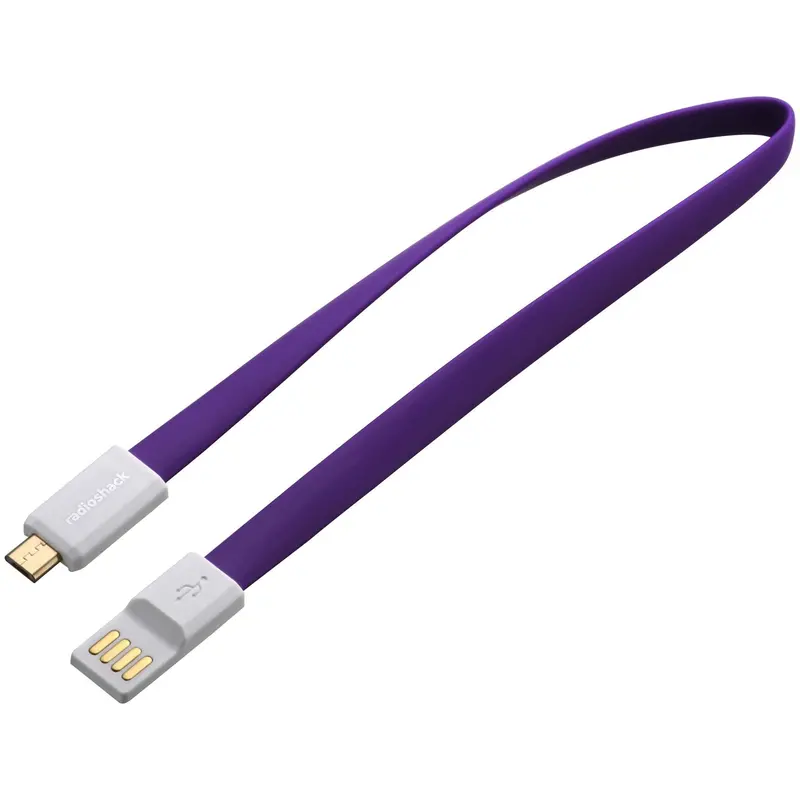 12-Inch Magnetic Micro Usb Charging Cable (Purple) 1