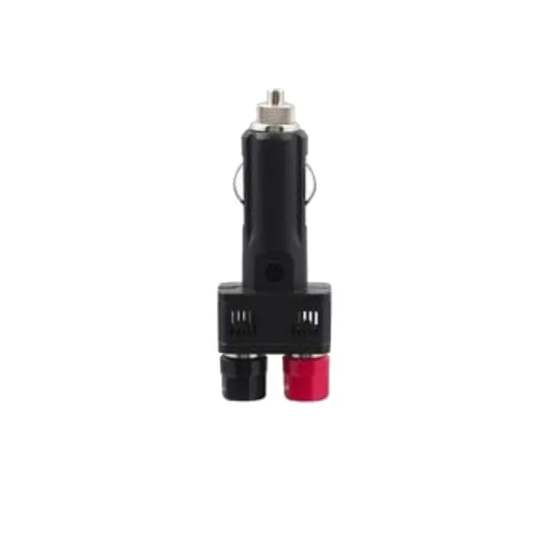 12V Dc Vehicle Power Adapter – Cigarette Lighter Plug With Dual Binding Posts 1