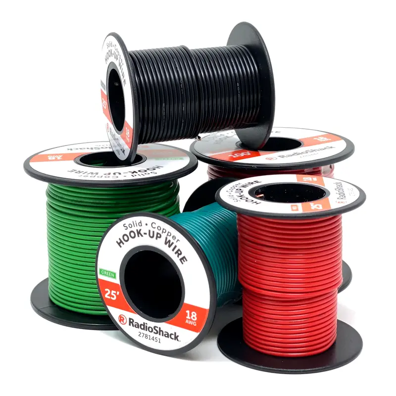 18 Awg Solid Core Copper Hook-Up Wire 1