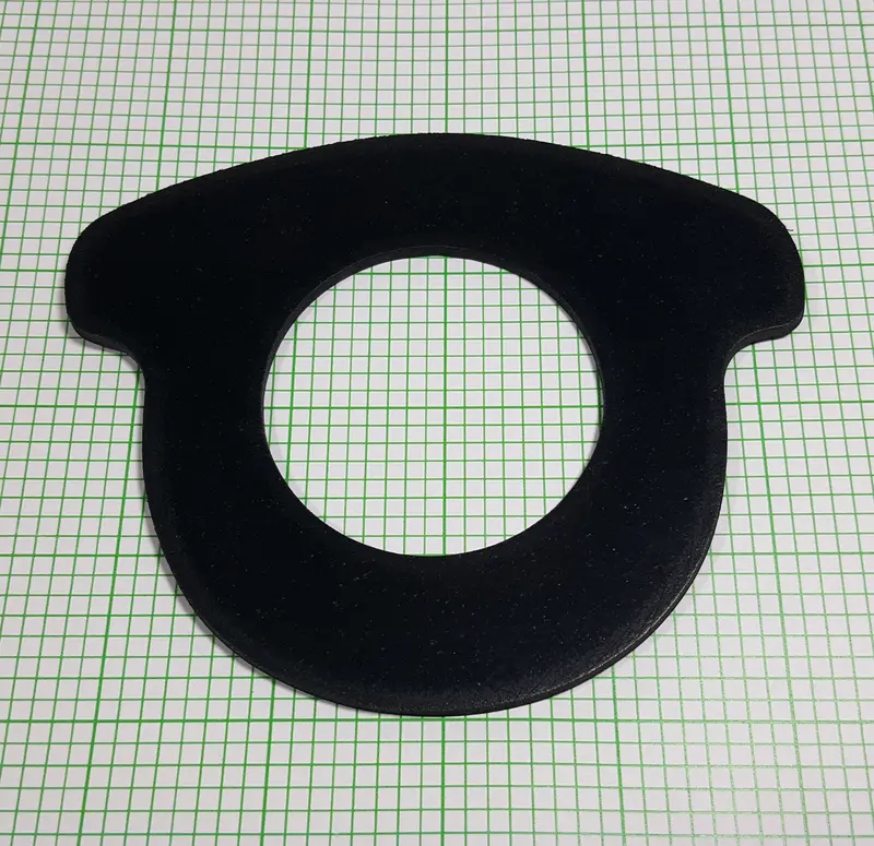 2-Inch Drop-In Flanged Water Meter Gasket – Epdm Rubber, 1/8" Or 1/16" Thickness 1