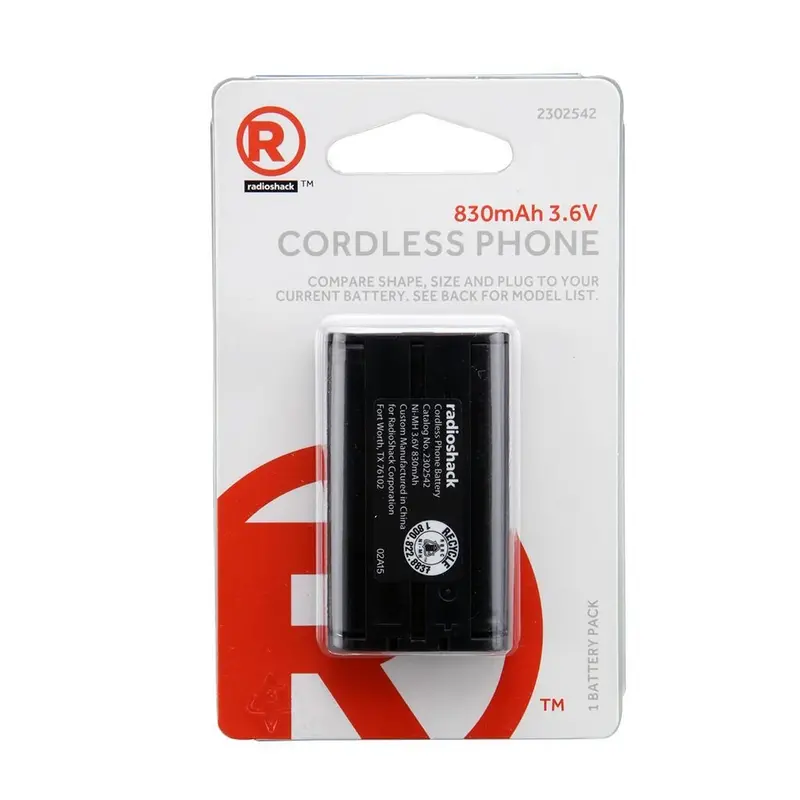 3.6V Ni-Mh Cordless Phone Battery (830 Mah) – Compatible With Hhr-P104A & 23-908 1
