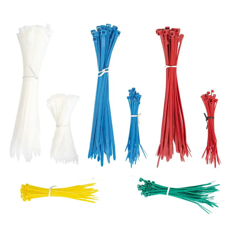 300-Pack Heavy-Duty Nylon Cable Ties – Assorted Sizes 1