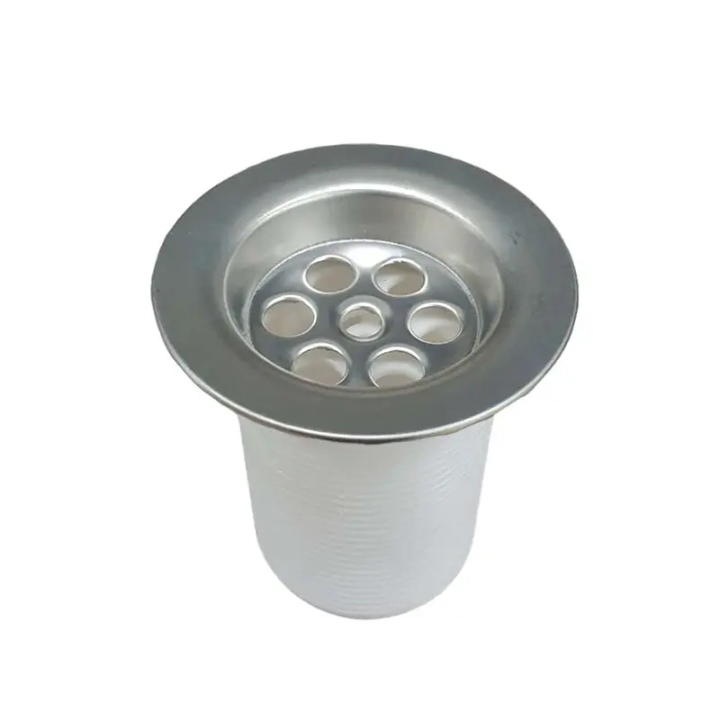 32X80Mm Pvc-Tail Plug And Waste With Overflow Function 1