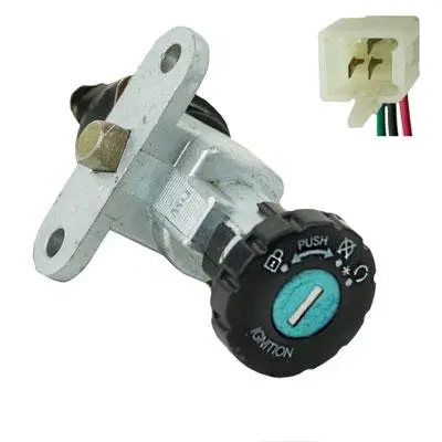 4-Wire Ignition Key Switch For Tao Tao Cy50B Scooters (V50) 1