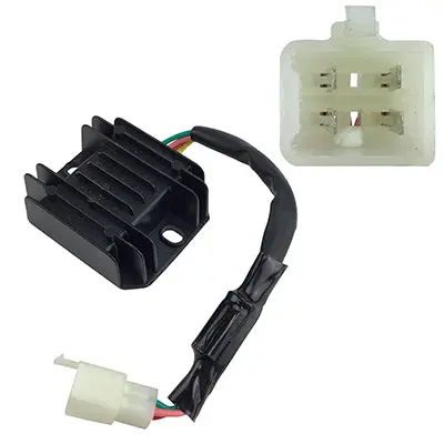 4-Wire Voltage Regulator With Single Plug For Kandi Atvs & Go-Karts (Model 140) 1