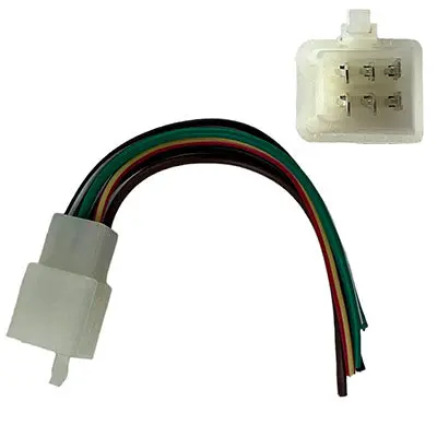6-Pin Male Wiring Harness Pigtail – Durable Plug-In Replacement 1