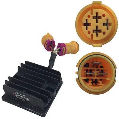 6-Wire Dual-Plug Voltage Regulator – Universal Fit For Small Displacement Scooters (Version 35) 1
