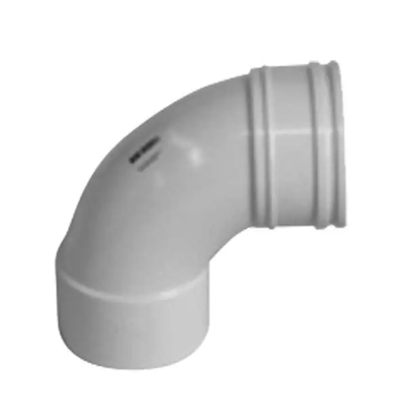 80Mm Pvc Plain Waste Bend – 90° Elbow Fitting 1