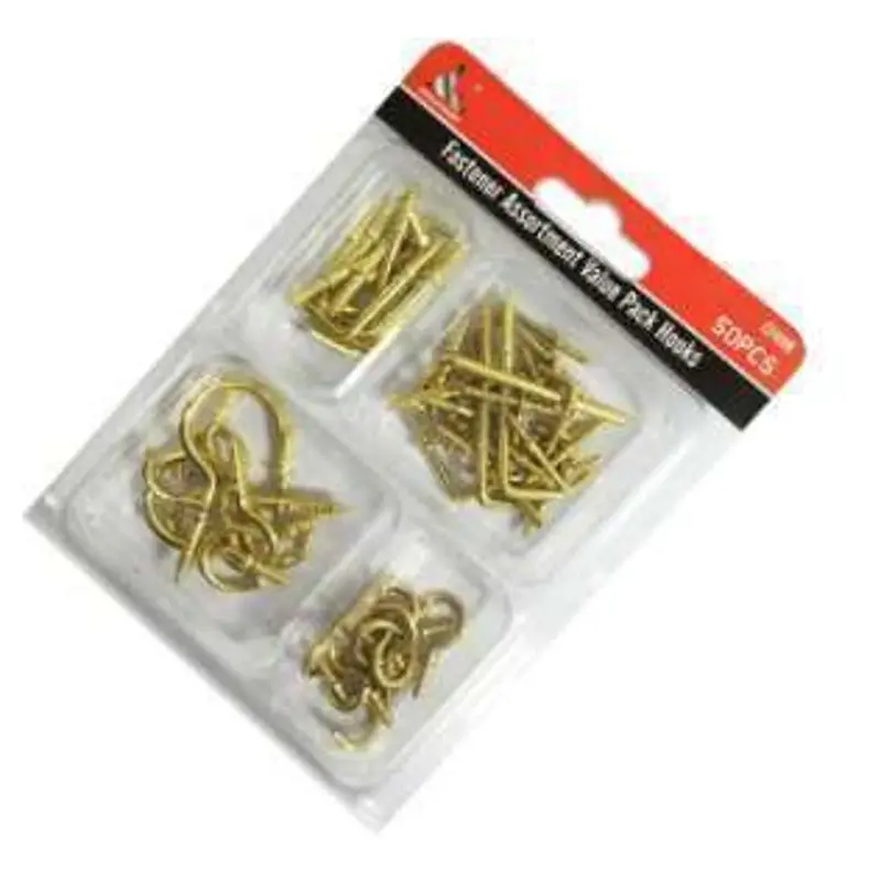 Accord Assorted Wall Hooks – 50-Piece Variety Pack For Home & Office 1
