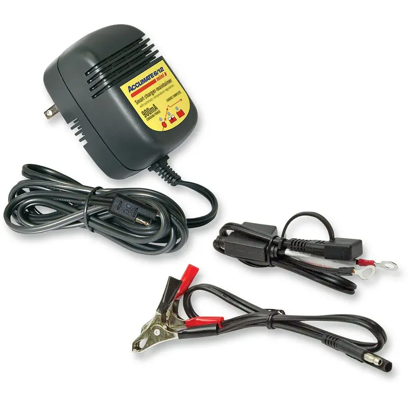 Accumate Mini 6V/12V 900Ma Battery Charger – Compact Dual-Voltage Maintenance Charger #3807-0032 1