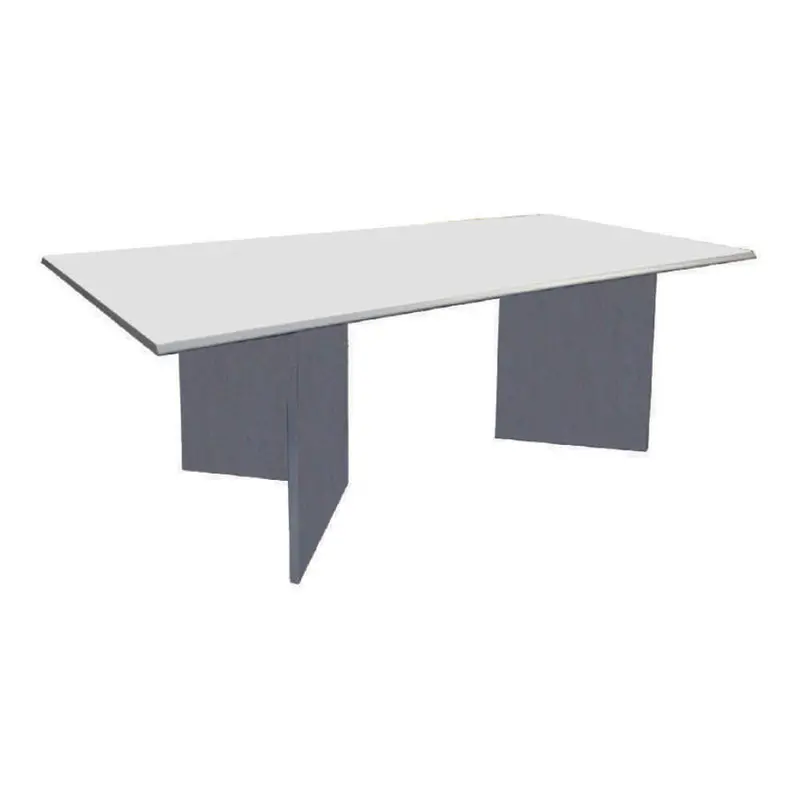 Acmi Atlis Conference Table – 2400 X 1200Mm Rectangular Grey Surface 1
