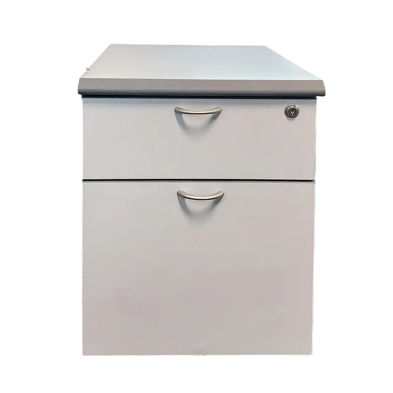 Acmi Atlis Mobile 2-Drawer Pedestal – Grey, 40 X 48.5 X 52 Cm 1