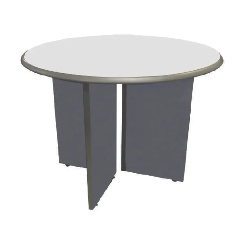 Acmi Atlis Round Meeting Table – 1000 Mm Diameter (Grey) 1
