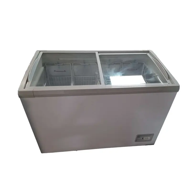 Alpha 290L Commercial Chest Freezer – Silver Liner, Display-Ready 1