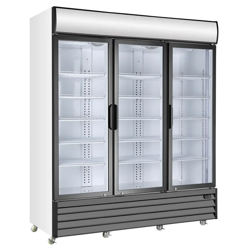 Alpha Commercial 3-Door Bottle Cooler – 1600-Litre Capacity 1
