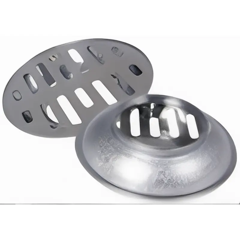 Amer 2-Inch Stainless Steel Shower Stall Drain Assembly 1