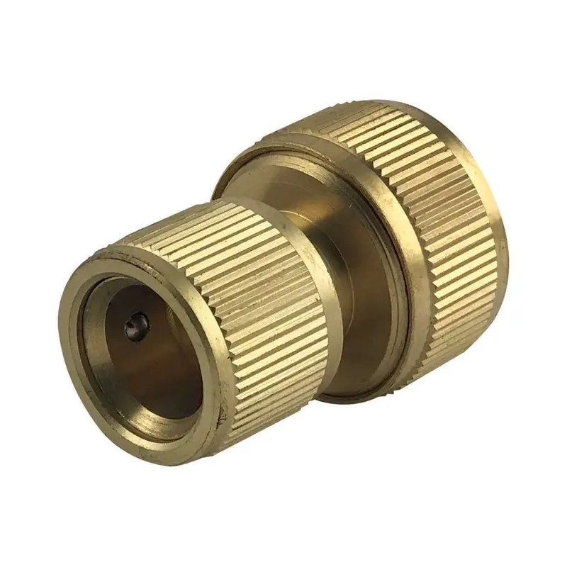 Amer Brass Hose Coupling – 1/2 Inch Male/Female Connector 1
