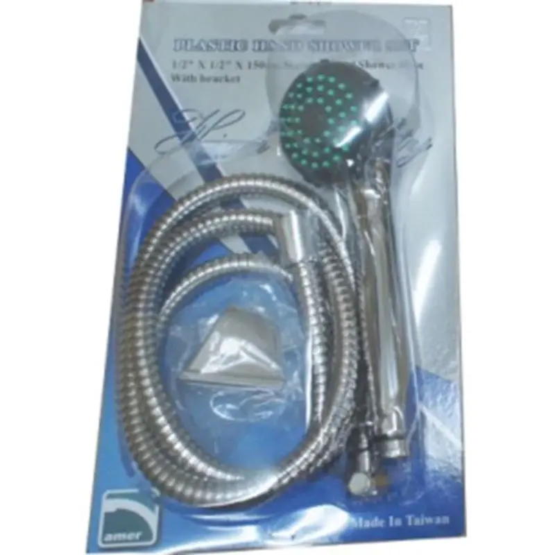Amer Stainless Steel Hand Shower Kit – 150Cm Hose & Wall Bracket 1