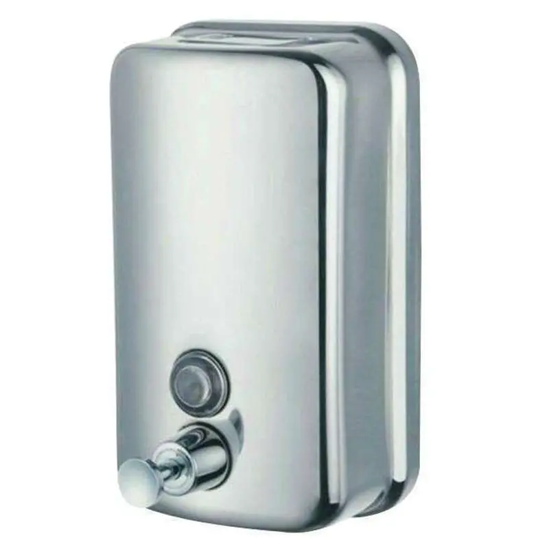 Amer Stainless Steel Soap Dispenser With Lock & Key 1