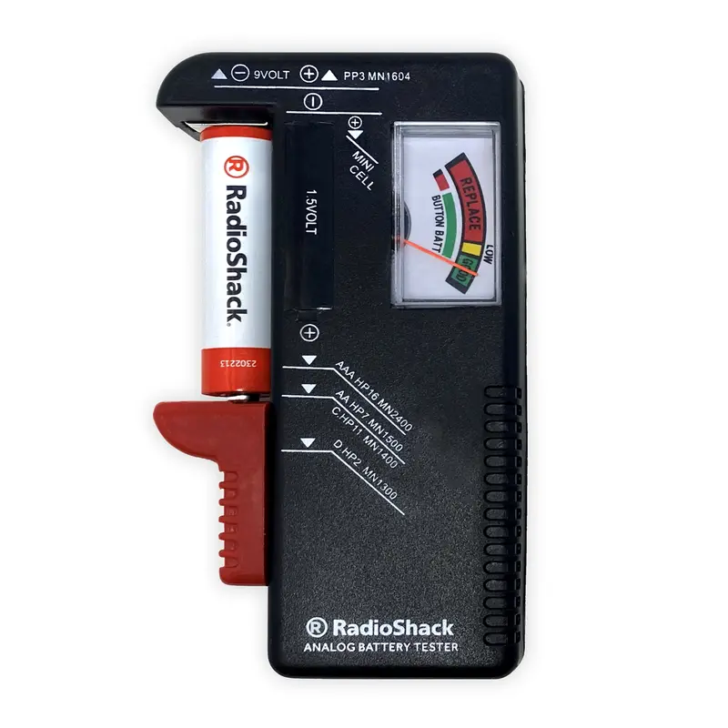 Analog Battery Tester – General-Purpose Voltage & Charge Indicator Tool 1