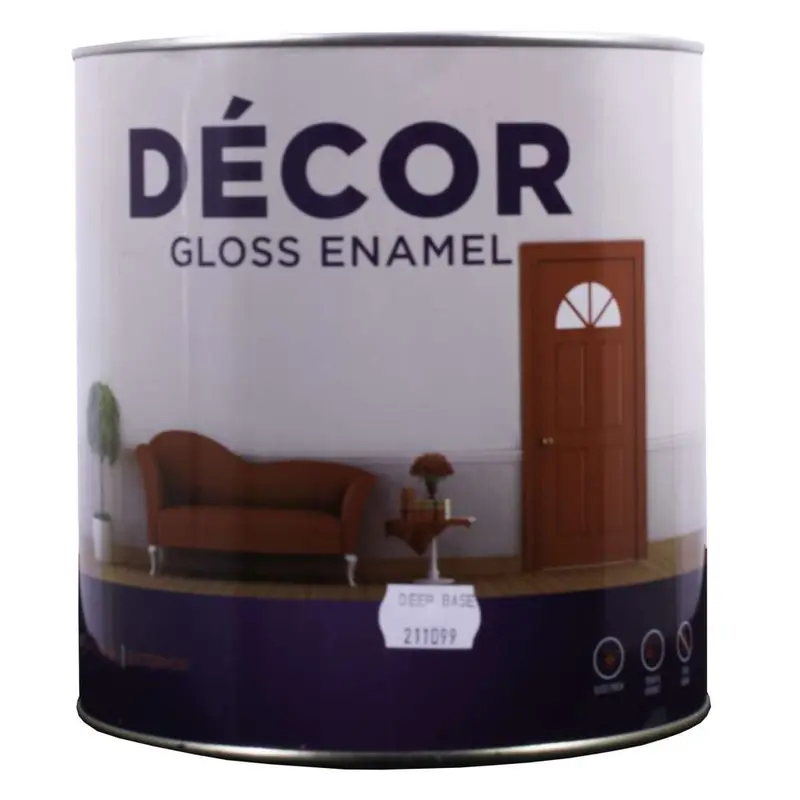 Apco Decor Gloss Enamel In Deep Base – 4-Litre Can 1