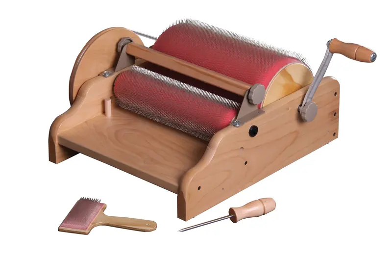 Ashford Fine Drum Carder – 72-Point Bristle Density 1