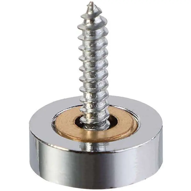 Avio Chrome-Plated Decorative Cap With Integrated Screw 1
