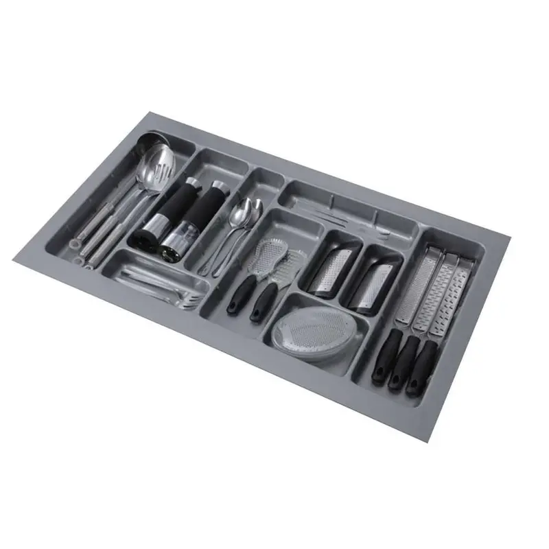 Avio Silver Abs Cutlery Organizer Tray – 830 × 485 × 50Mm 1