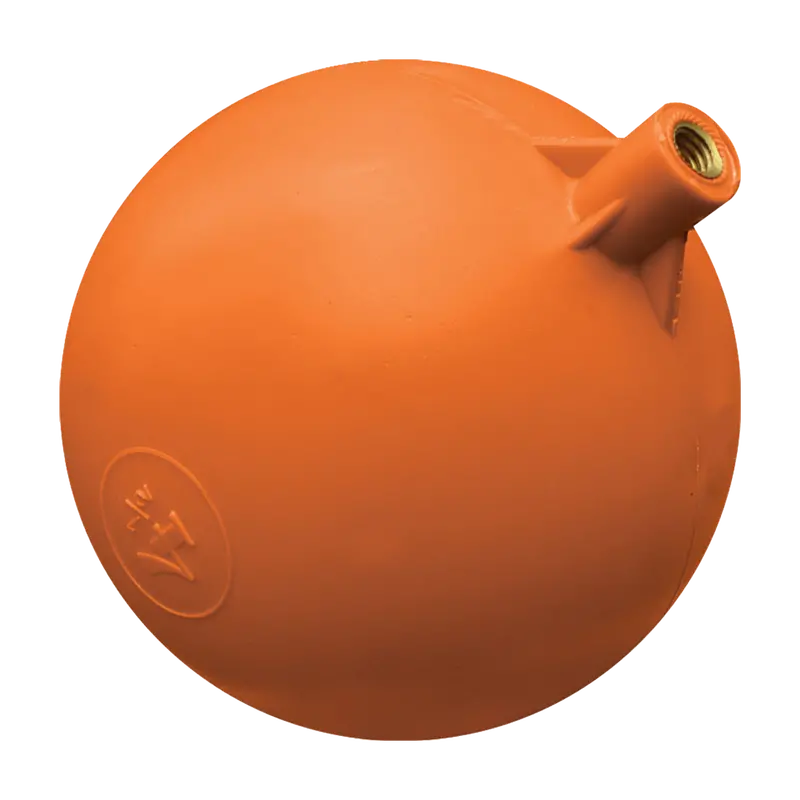 Ayron 4½-Inch Orange Float Ball Valve 1