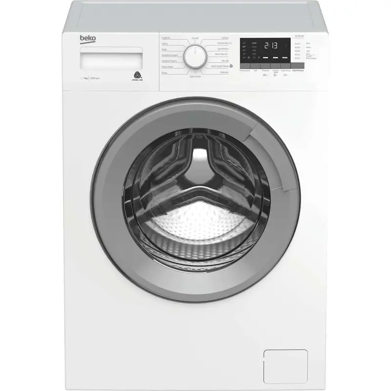 Beko 7 Kg Front-Load Washing Machine – Energy-Efficient White Auto Washer 1