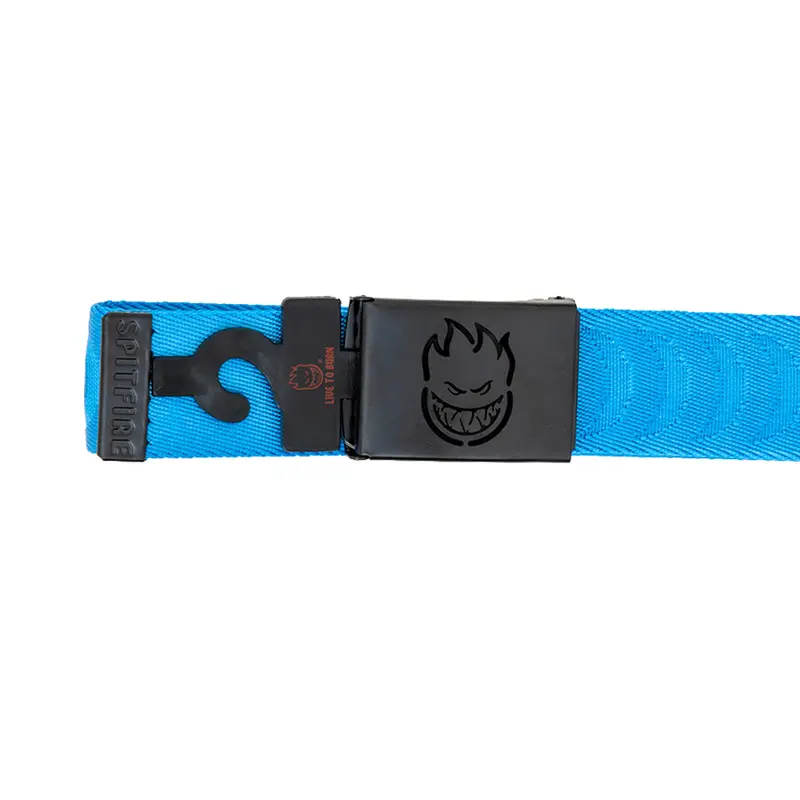Bighead Cutout Jacquard Webbing Belt – Navy And Black 1