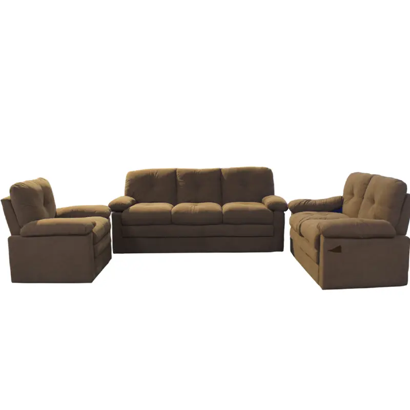 Billy 3+2+1 Fabric Sofa In Dark Brown – Bless Collection (12-Month Warranty) 1