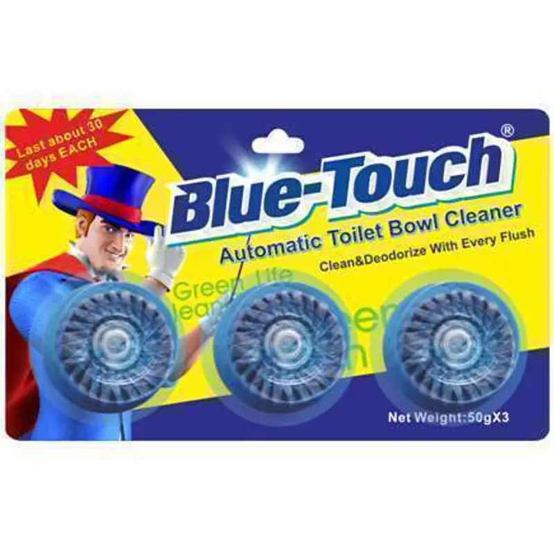 Blue Touch In-Tank Bowl Deodorizer Tablets – 3-Pack (50G Per Tablet) 1