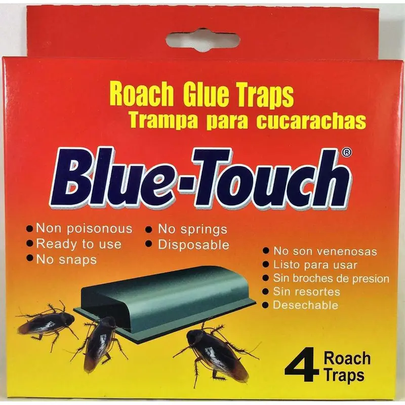 Blue Touch Roach Control Trap – Small Size, Pack Of 4 1