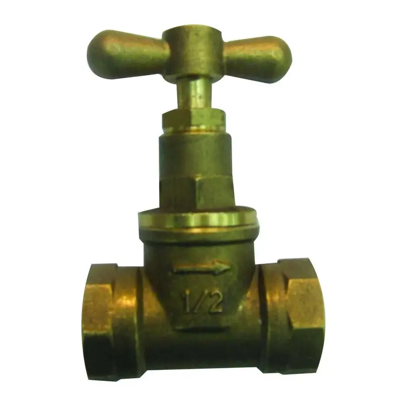 Brass ½" Pex Compression Stopcock Valve 1