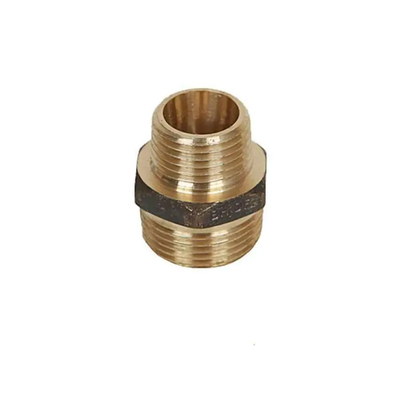 Brass Hexagonal Pipe Nipple – 20Mm × 15Mm, Threaded Fitting 1