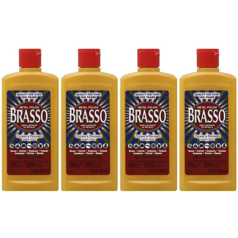 Brasso Metal Polish – 8 Oz (235 Ml) Tarnish Remover For Brass, Copper, Stainless Steel & Chrome 1
