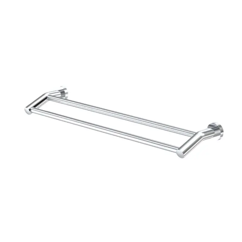 Caroma Cosmo Metallic Double Towel Rail – 630Mm Contemporary Finish 1