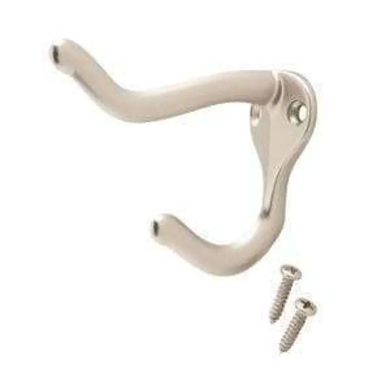Chrome Oval-Base Hat And Coat Hook – Fixworx Entryway Hardware 1