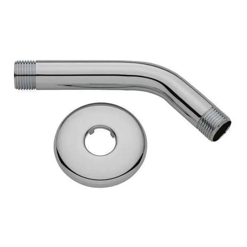 Chrome-Plated Shower Arm With Flange – Techplas Pvc Fitting 1