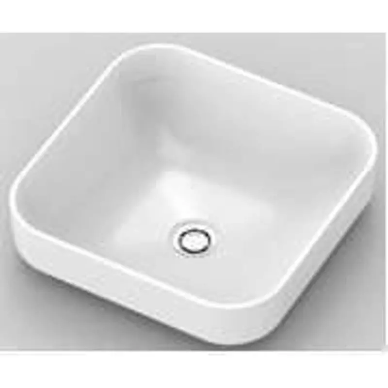 Claytan Alpha Square Above-Counter Basin (390 × 390 × 150 Mm) 1