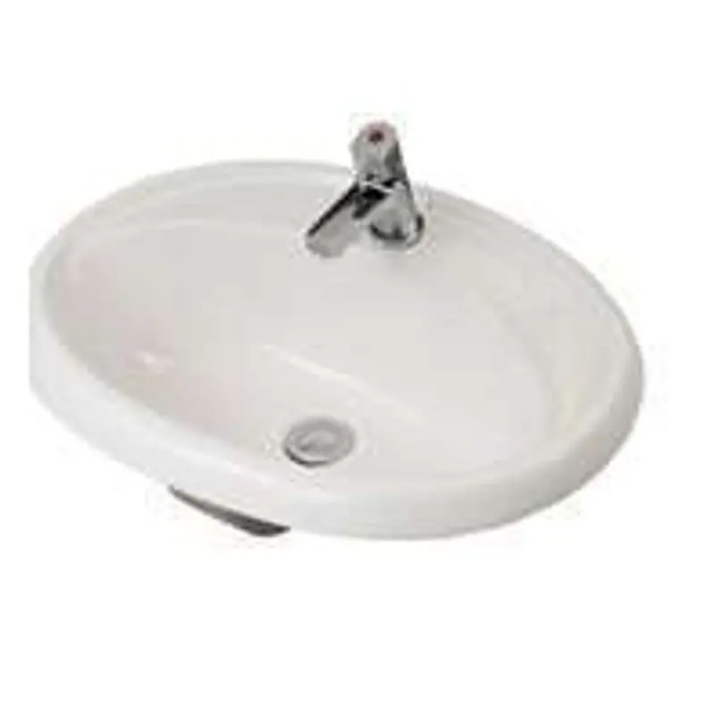 Claytan Mona Self-Rimming Ceramic Basin (560 × 430 × 165 Mm) 1