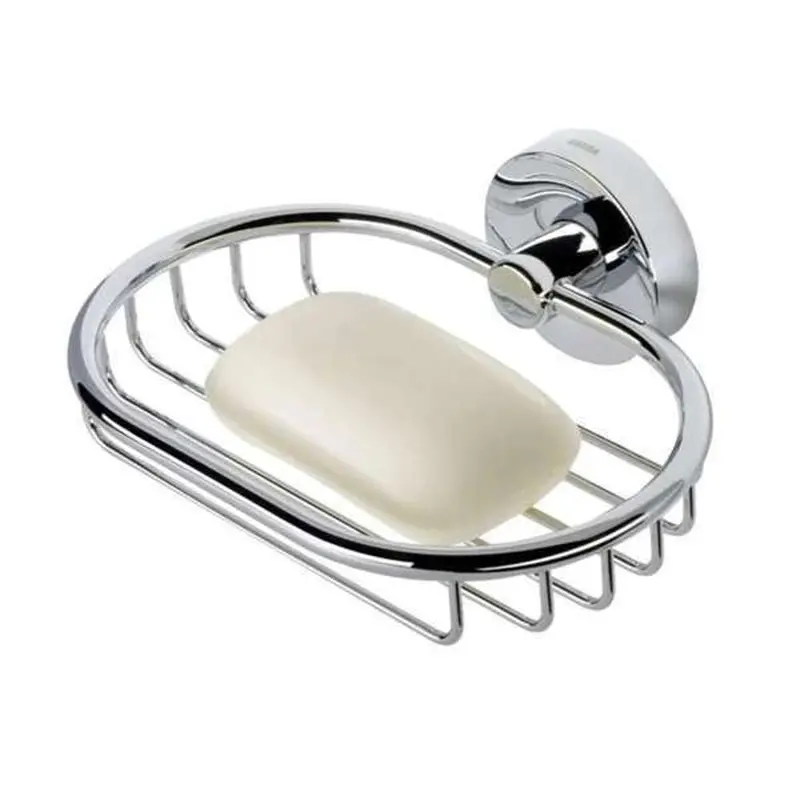 Compact Chrome Soap Dish – Standard Size 1