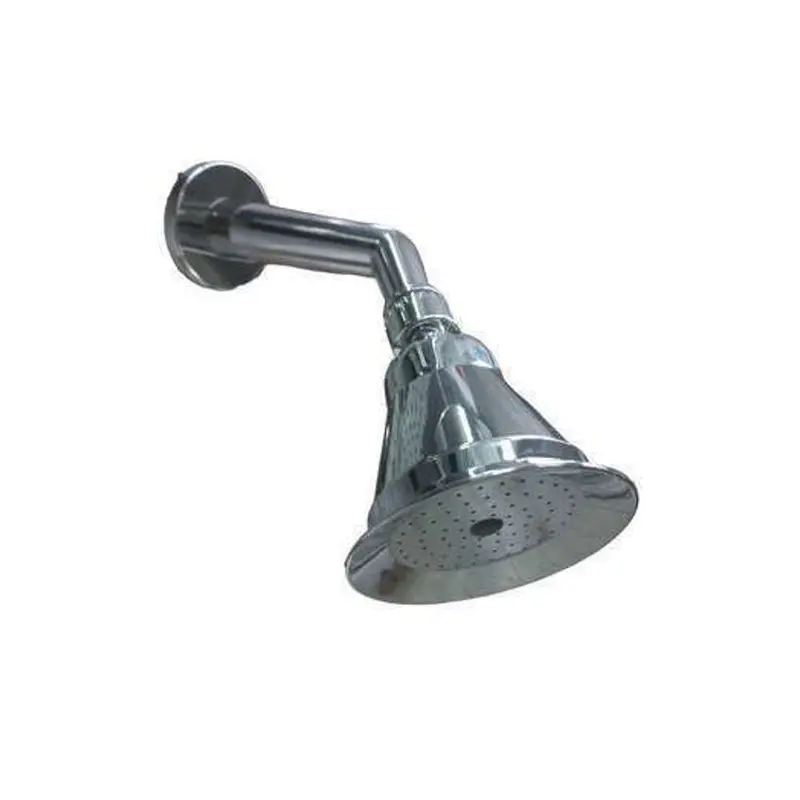 Compact Round Shower Head With Arm And Flange – 3-Inch (Shine Series) 1