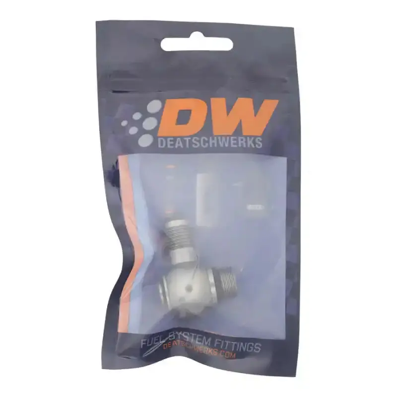 Deatschwerks Dw Titanium 6An Orb-To-6An Male 90° Low-Profile Swivel Fitting 1