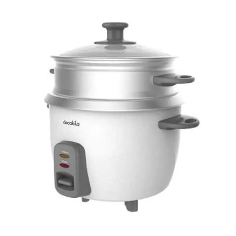 Decakila 10-Cup Rice Cooker – Compact White Design 1